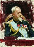Ilya Repin Study for the picture Formal Session of the State Council. oil painting on canvas